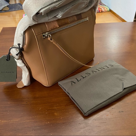 All Saints Leather Crossbody Bag - Picture 8 of 13